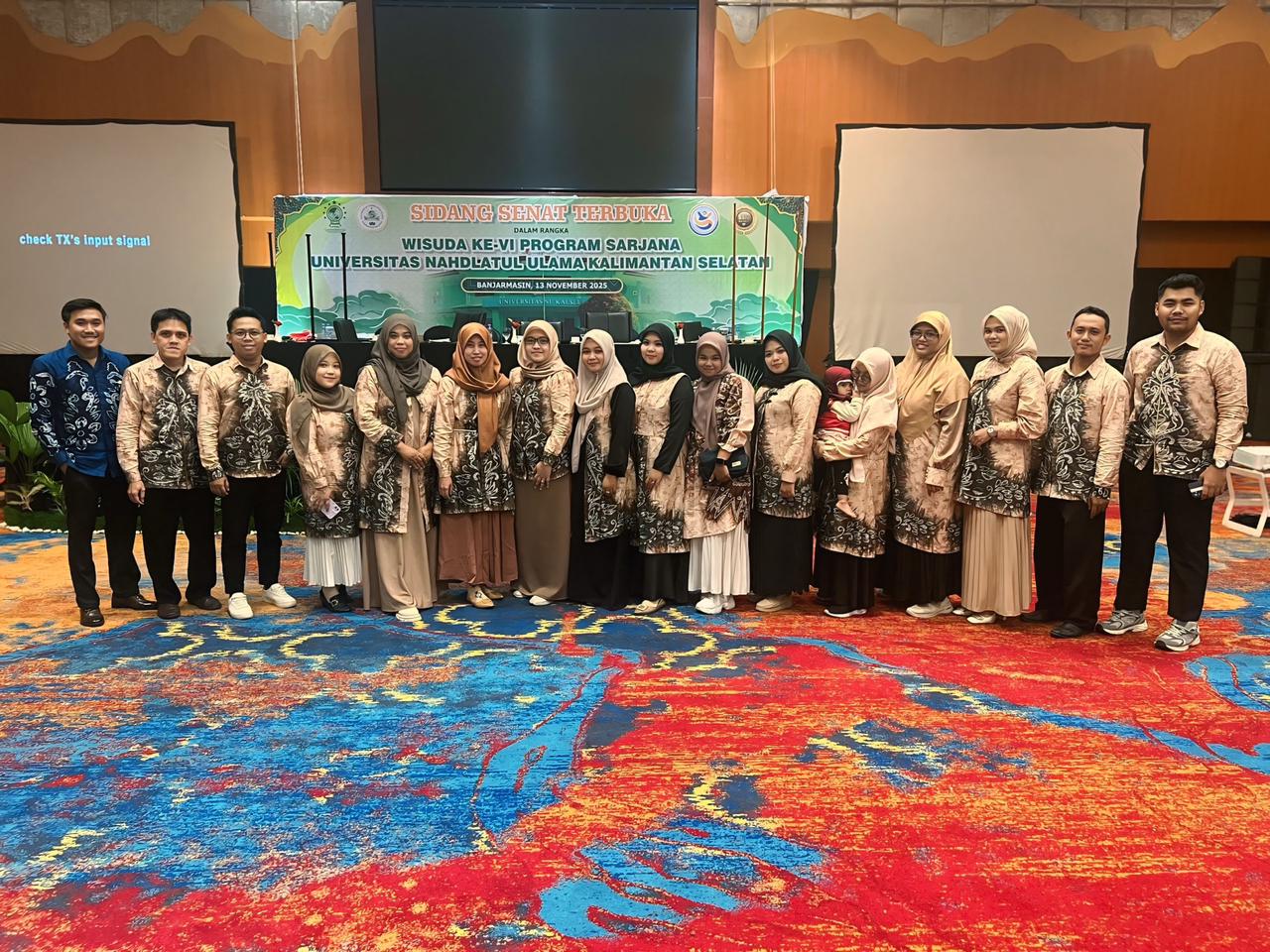WISUDA KE-VI PROGRAM SARJANA UNIVERSITAS NAHDLATUL ULAMA KALIMANTAN SELATAN